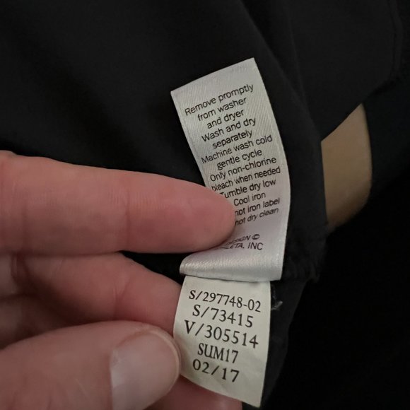 Athleta Midtown Ankle Pant Black Lightweight Travel Size 8 - Picture 8 of 9